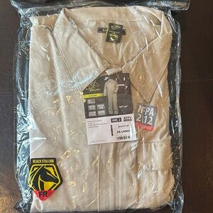 Black Stallion Beige Coverall 3X